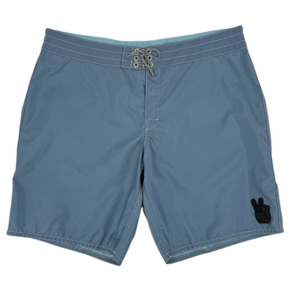 RARE Birdwell Beach Britches Men's Limited 311 Peace Unity Board Shorts Blue 42